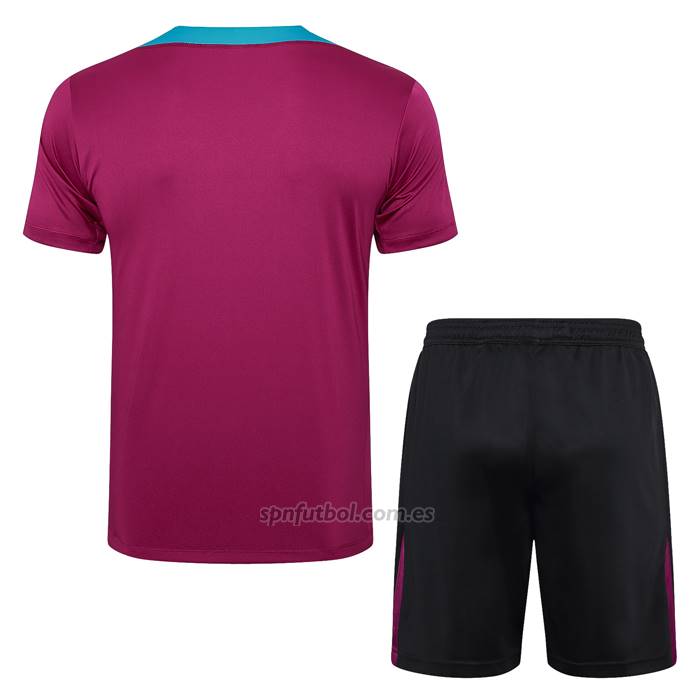 Chandal del Paris Saint-Germain Manga Corta 2024-2025 Purpura - Pantalon Corto